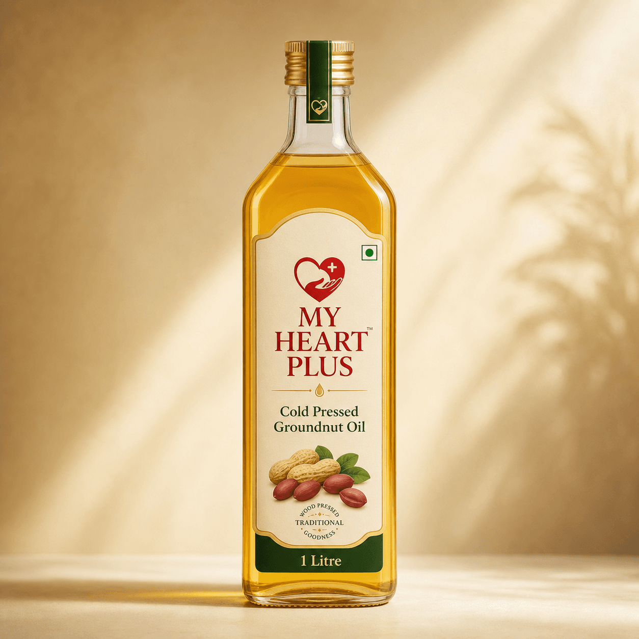 Cold Pressed Groundnut Oil - 1 Litre